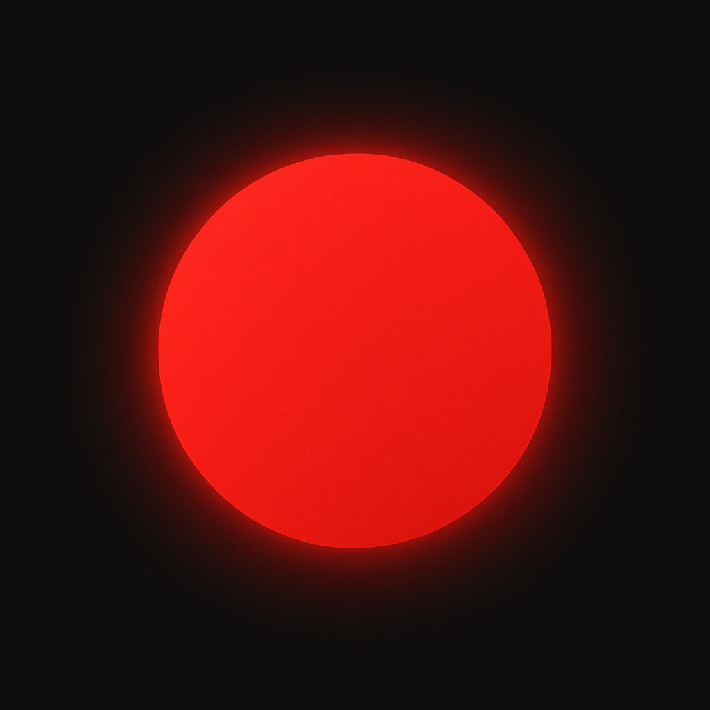 Dots red orb promo visual